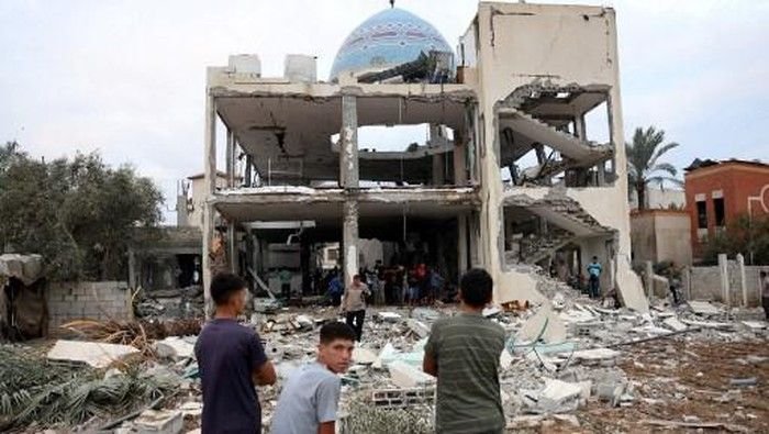 Masjid di Gaza Diserang Israel, 26 Orang Tewas