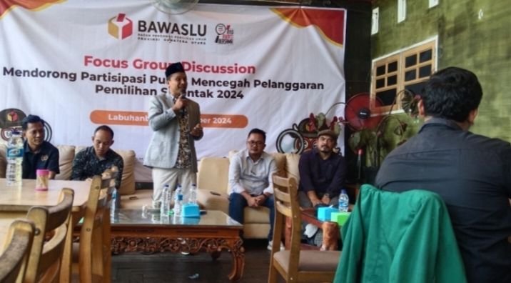 Bawaslu Sumut Gelar FGD Dorong Partisipasi Publik Cegah Pelanggaran Pilkada