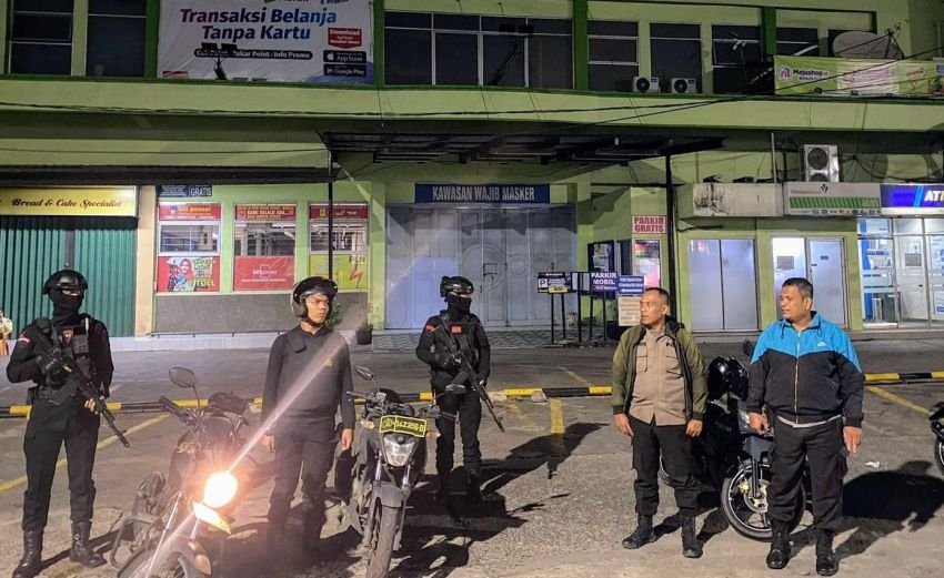 Polres Belawan Siagakan Personel Gabungan diLokasi Rawan Kejahatan di Medan Deli