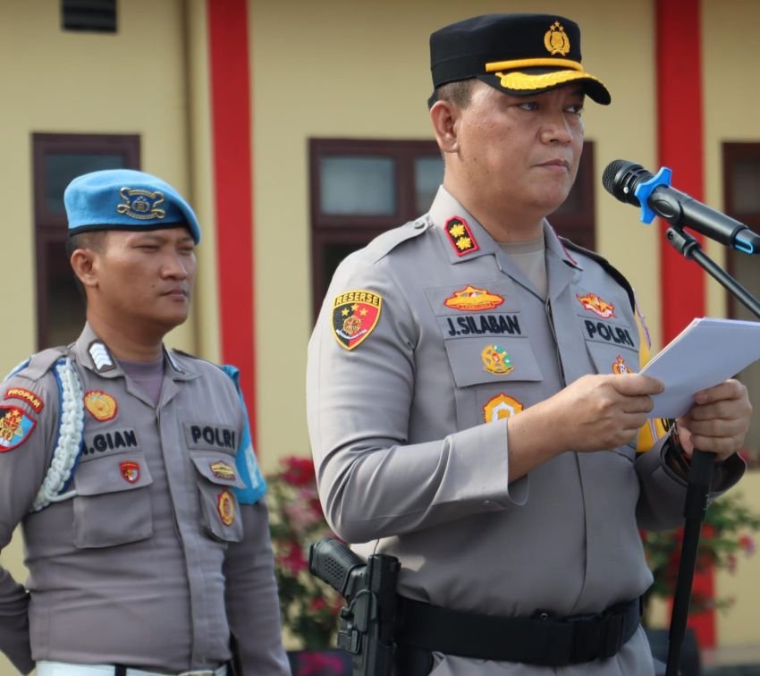 Polres Belawan Gelar Pasukan Operasi Zebra Toba 2024