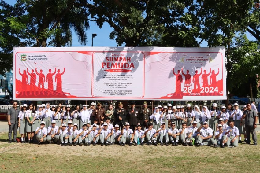 Kapolres Pematangsiantar Ikuti Upacara Peringatan Hari Sumpah Pemuda ke-96