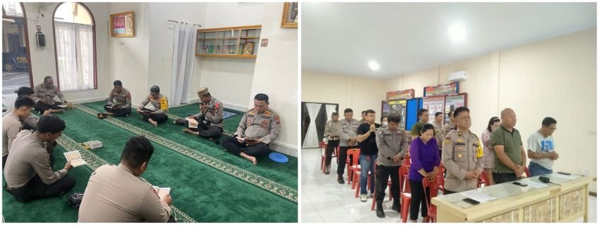 Polres Tanjungbalai Bentuk Karakter Polri dengan Binrohtal