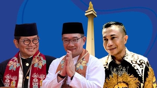 Pramono 48,41%, RK 41,16%, Dharma 10,43%