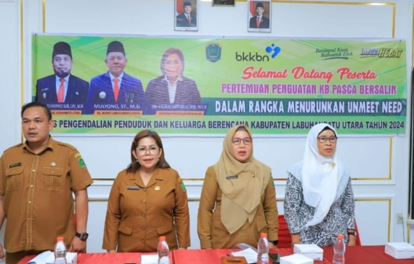 Dinas PPKB Labura Gelar Pertemuan Penguatan Program KB Pasca Persalinan