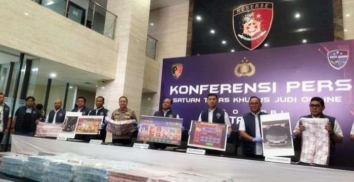Bareskrim Sita Rp 70,1 Miliar dari Sindikat Judi Online WN China