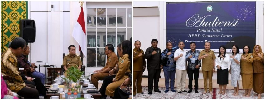 Pj Gubernur A Fatoni Dukung Pelaksanaan Natal Oikumene dan DPRD Sumut