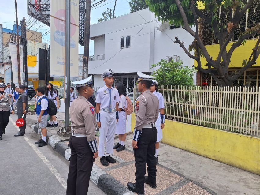 Sat Lantas Polrestabes Medan Gelar Pelatihan dan Pembinaan Patroli Keamanan Sekolah