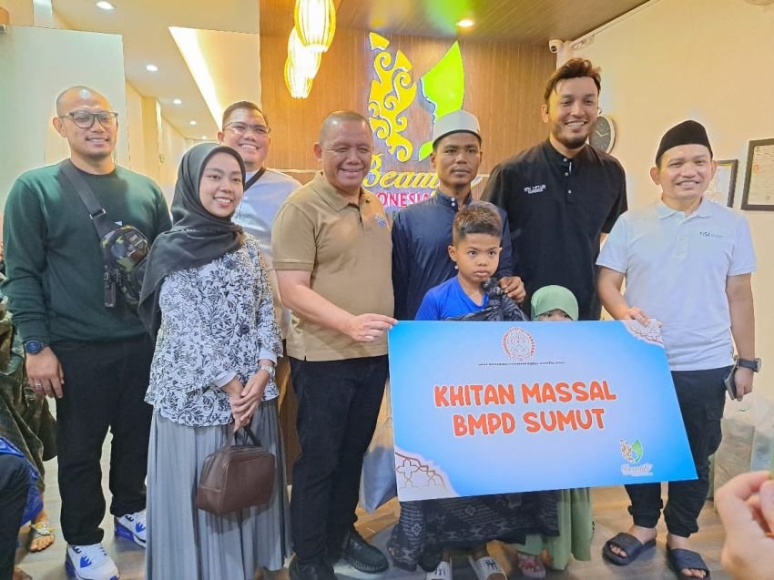 Beautify Indonesia Gandeng BMPD Sumut Gelar Sunatan Massal Diikuti 85 Anak