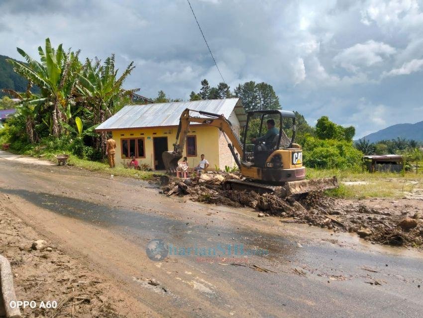 Tim Gabungan Tangani Dampak Banjir Bandang di Pahae Jae Taput