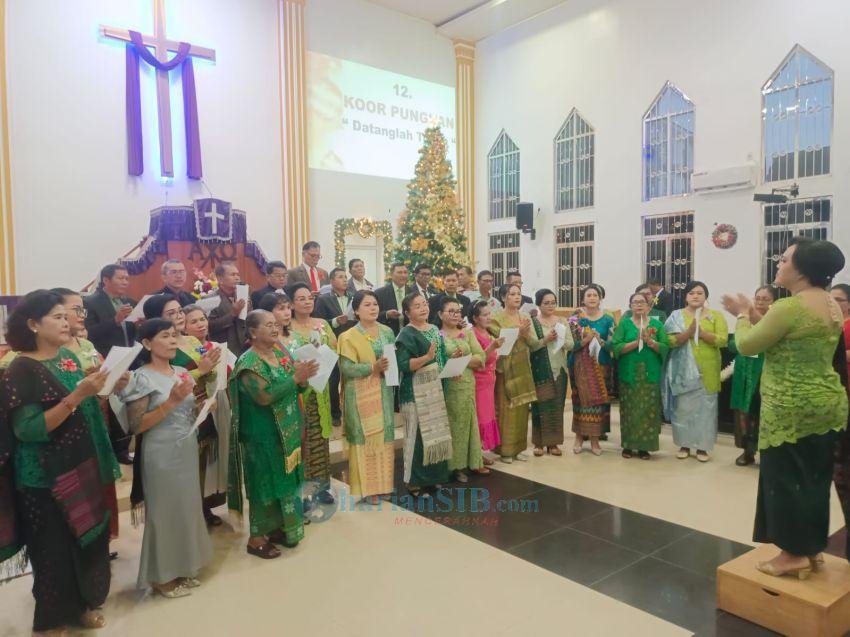 Natal Punguan Panjaitan Tebingtinggi Ingatkan Kesederhanaan Seperti Yesus Lahir di Betlehem