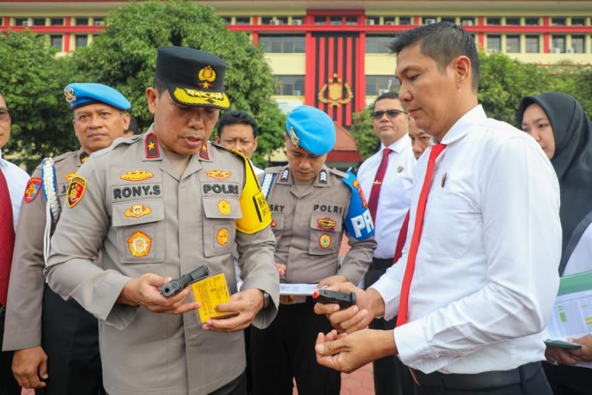 Cegah Penyalahgunaan, Polda Sumut dan Polres Jajaran Lakukan Pemeriksaan Senpi Serentak