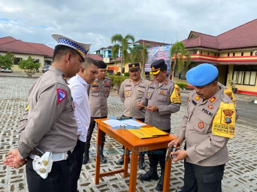 Senpi Anggota Polres Tapteng Diperiksa