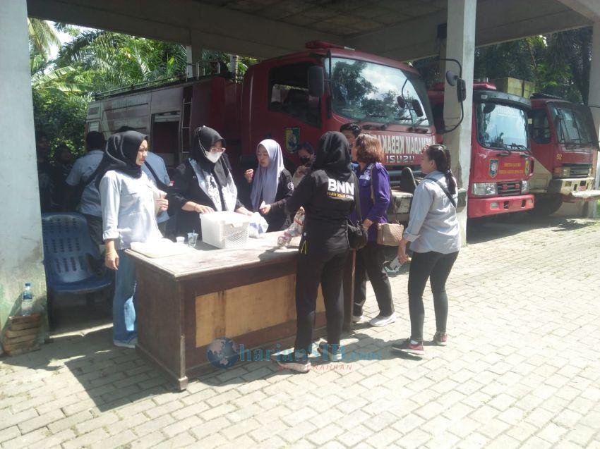 BNN Sergai Gelar Tes Urine untuk Supir Angkutan Darat, Tiga Orang Terindikasi Narkoba