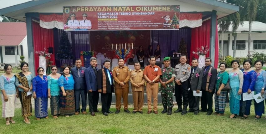 Perayaan Natal Oikumene Tebingsyahbandar Hikmat dan Penuh Sukacita