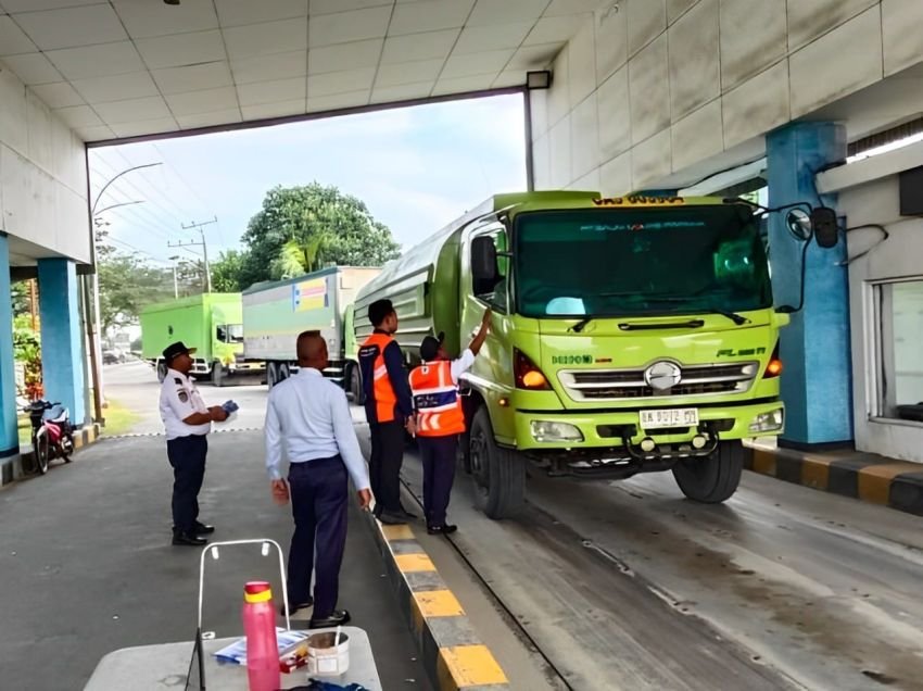 Sambut Nataru, Dishub Sumut Bersama BPTD Sosialisasikan Pembatasan Kendaraan Angkutan Barang