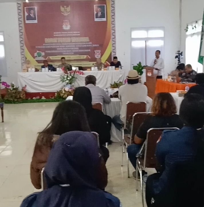 KPU Simalungun Gelar Rapat Pleno Terbuka Rekapitulasi Suara Pilkada 2024