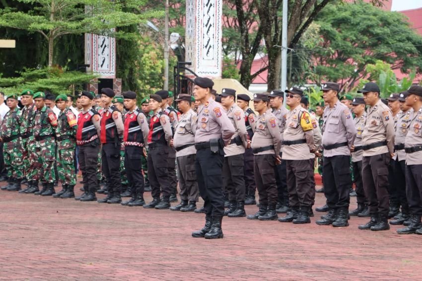 Polres Simalungun Gelar Apel Gabungan Siaga Bencana