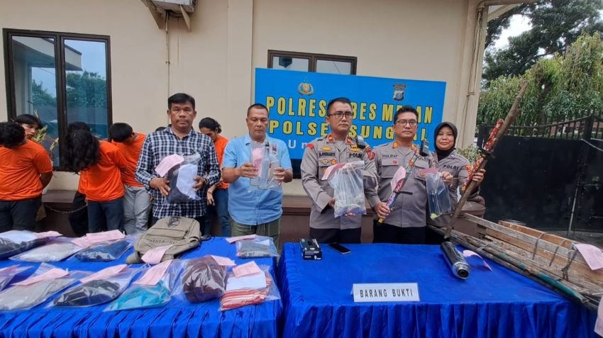 Polisi Tetapkan 13 Mahasiswa Jadi Tersangka Pembakaran Sepeda Motor