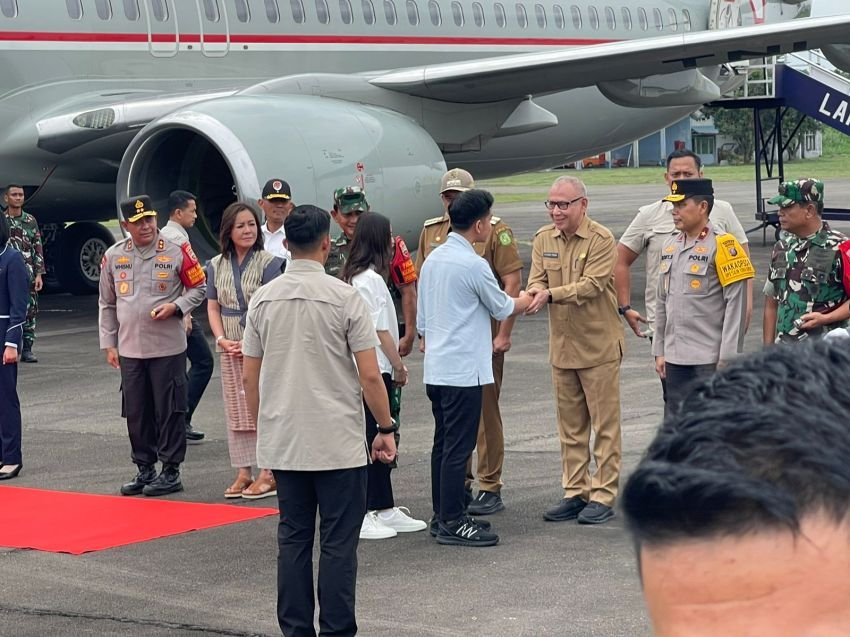 Pj Sekdaprov Sumut Sambut Wapres Gibran di Medan