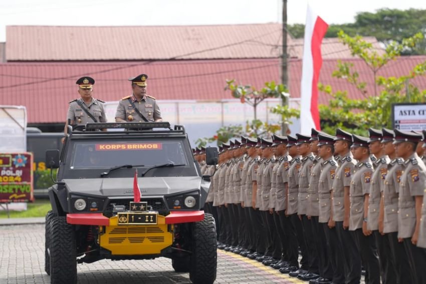 Kapolda Sumut Lantik 354 Bintara Polri di SPN Hinai: Jaga Nama Baik Institusi