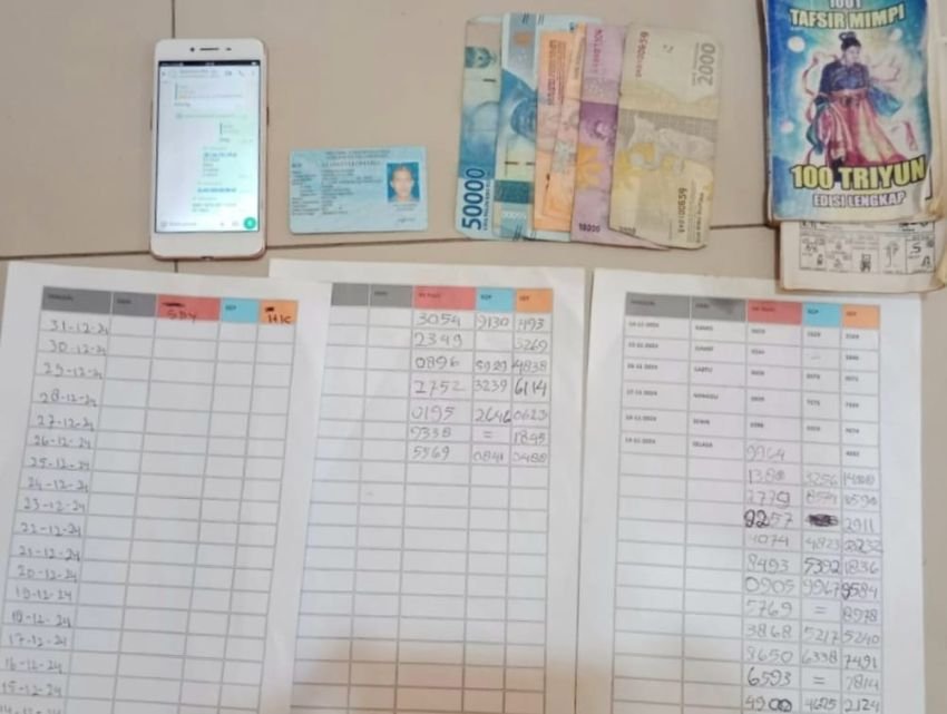 Polresta Deliserdang Tangkap Jurtul Togel di Tanjungmorawa