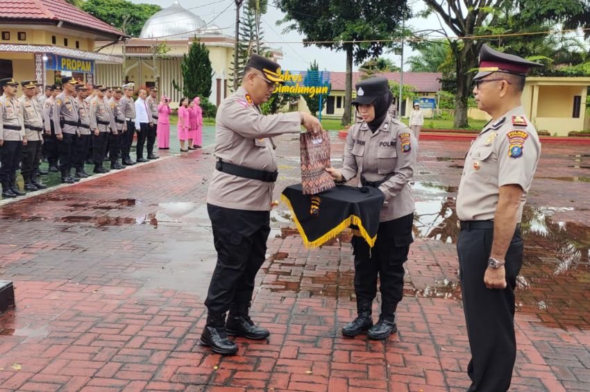 Kapolres Simalungun Lepas Personel Purnabakti