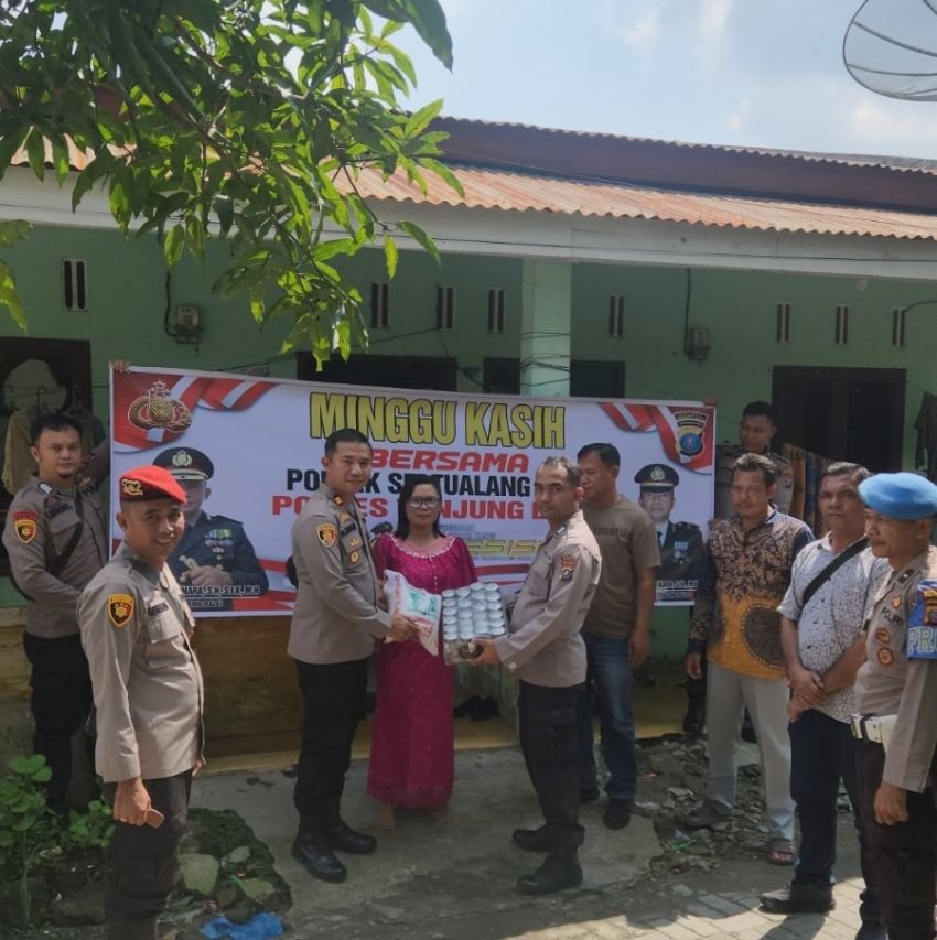 Polres Tanjungbalai Gelar Minggu Kasih, Mengunjungi Rumah Warga