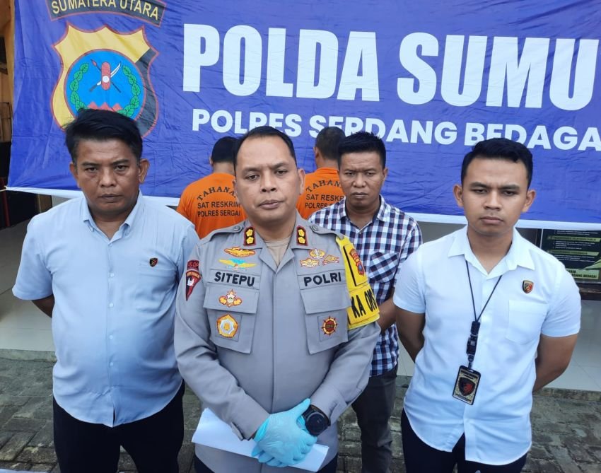 Polres Sergai Amankan 2 Pria Pelaku Judol