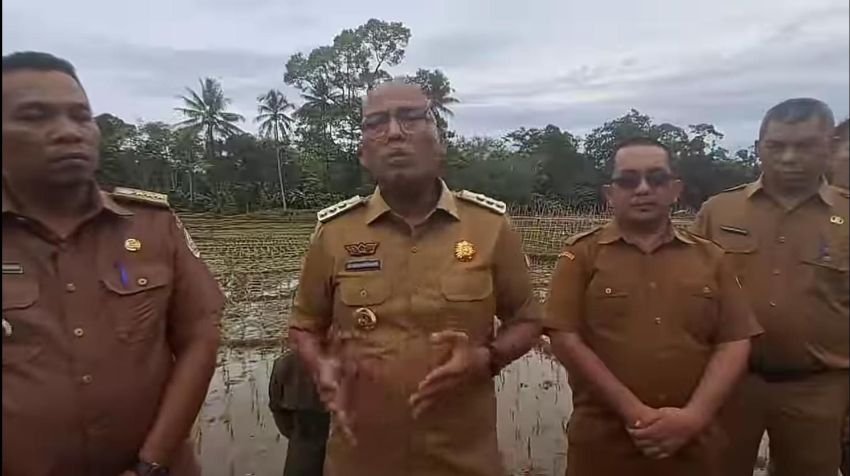 Pj Bupati Sidak, Temukan Sejumlah Proyek di Tapteng Tidak Sesuai Progres