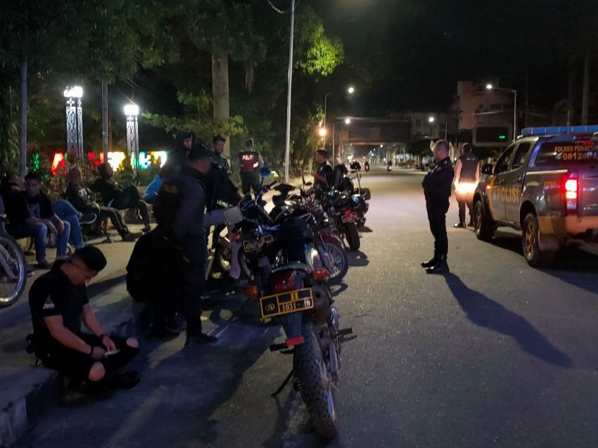 KRYD Hingga Subuh, Dua Sepeda Motor Knalpot Brong Tanpa Surat Terjaring Polisi
