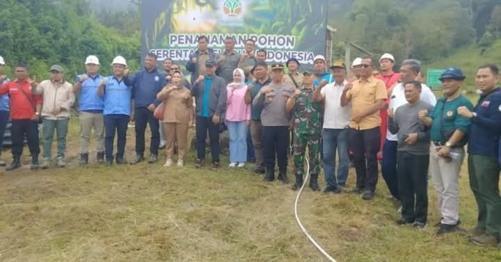 Penanaman Pohon Serentak Dilakukan di Kuta Gugung Karo