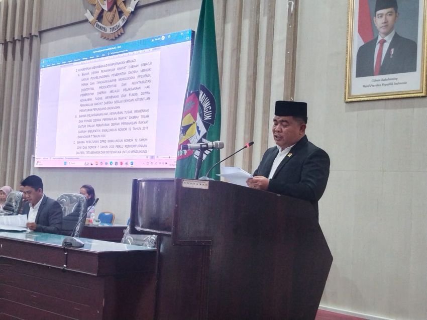 Anggota DPRD Simalungun Setujui Rancangan Peraturan Tentang Tata Tertib Ditetapkan Jadi Peraturan DPRD