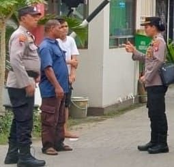 Ciptakan Kamtibmas kondusif, Polres Belawan Sambangi Warga di Grand Puri Marelan