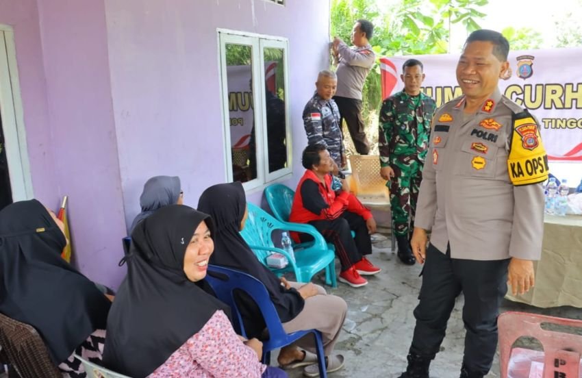Kunjungi Desa Sei Serimah Sergai, Kapolres Tebingtinggi Ajak Warga Jaga Keamanan dan Ketertiban