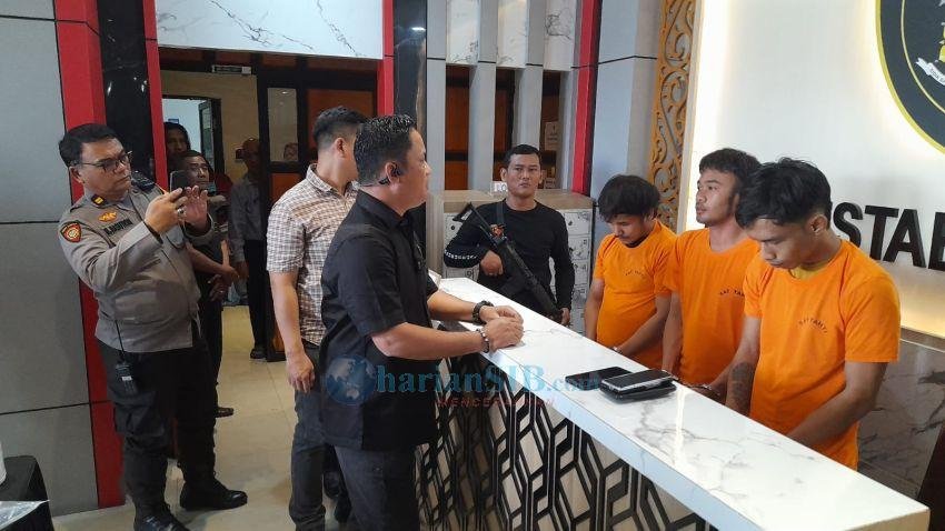 Polisi Tangkap 3 Pelaku Curanmor di Medan