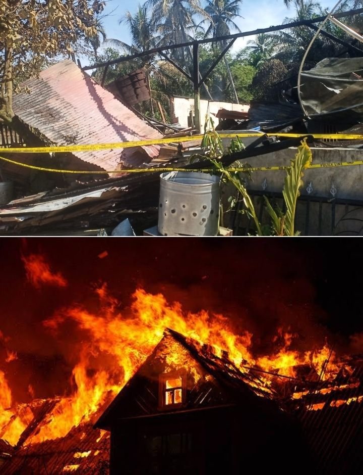 Rumah Ketua KPU Tapteng Terbakar