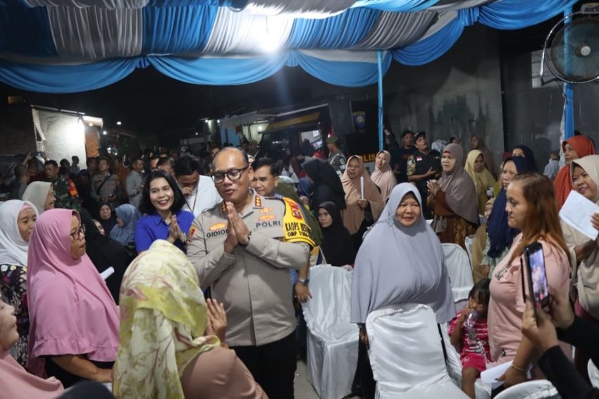 Kapolrestabes Medan Hadiri Sapa Warga Satu Rasa di Pulo Brayan Bengkel