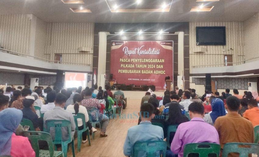 Tugas Selesai, KPU Tapteng Bubarkan Badan Ad Hoc