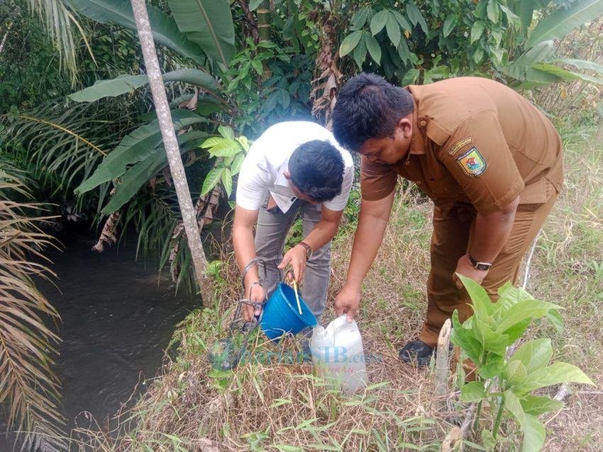 Air Sungai di Sergai Menghitam Diduga Tercemar Limbah Pabrik Tapioka