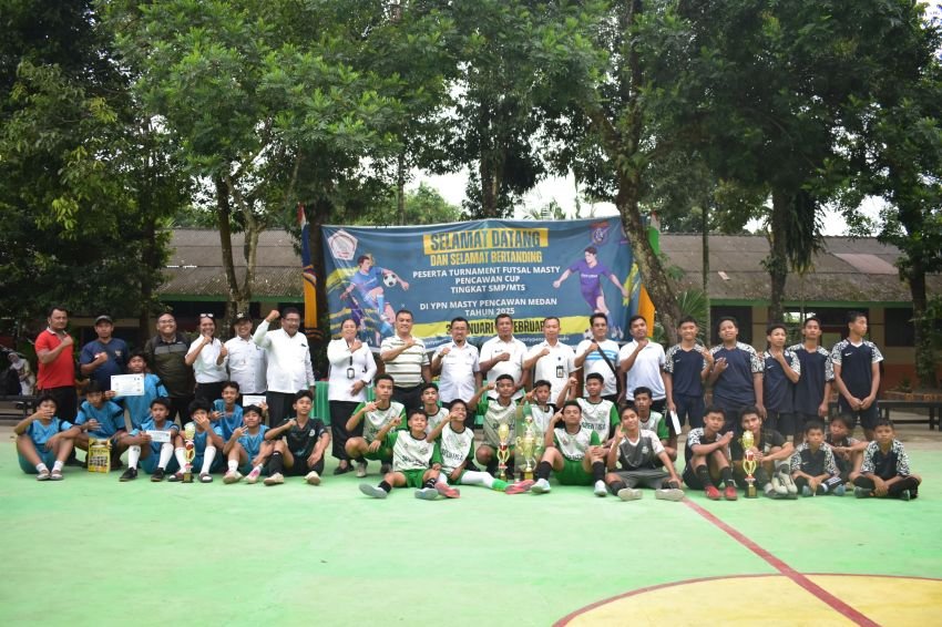 Turnamen Futsal Masty Pencawan Cup 2025 di Medan Sukses