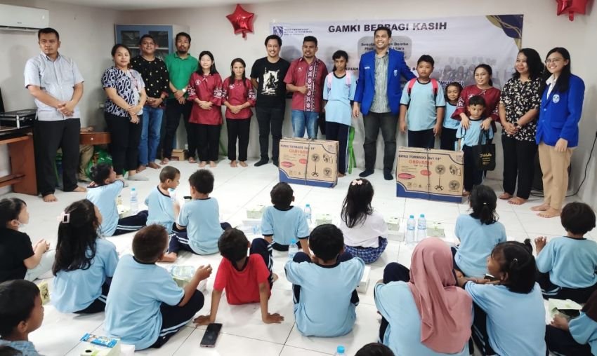 GAMKI Tebar Kasih di Sekolah Pondok Domba, Sentuhan Cinta untuk Anak Bangsa