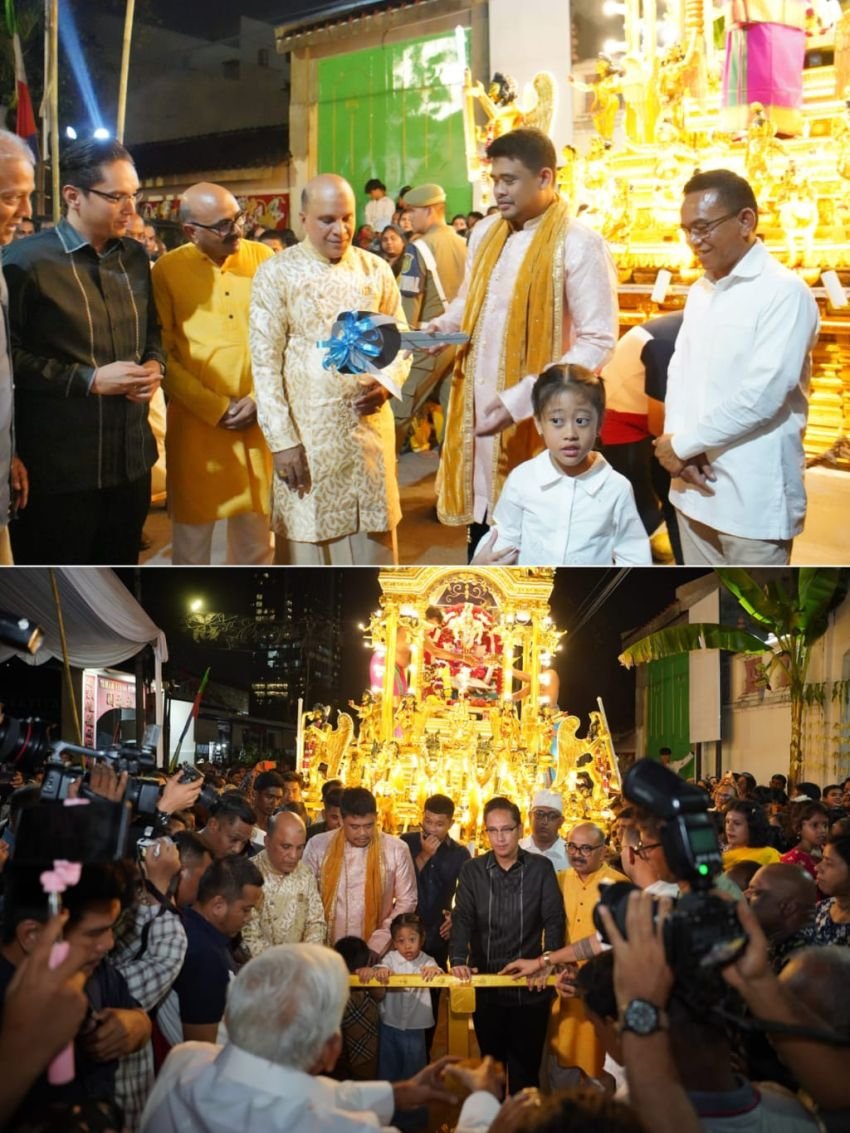 Hadiri Thaipusam Medan Street Festival 2025, Bobby Kolaborasi Bangun Hindu Center