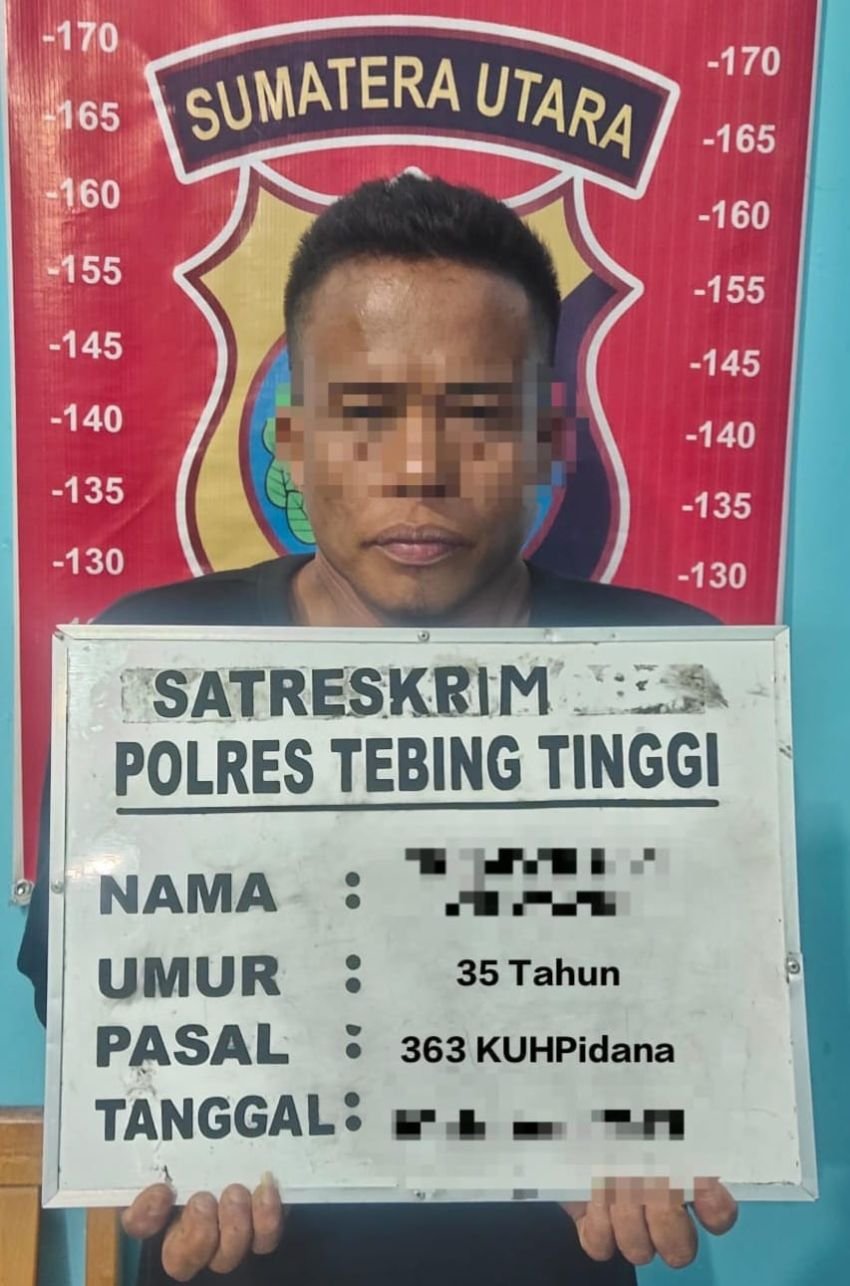 Tim Elang Sakti Polres Tebingtinggi Ringkus Pria Pelaku Curat di Medan