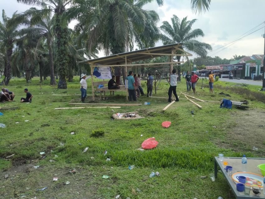 Permatra Sergai dan Masyarakat Payamabar Kuasai Lahan Kebun Payapinang