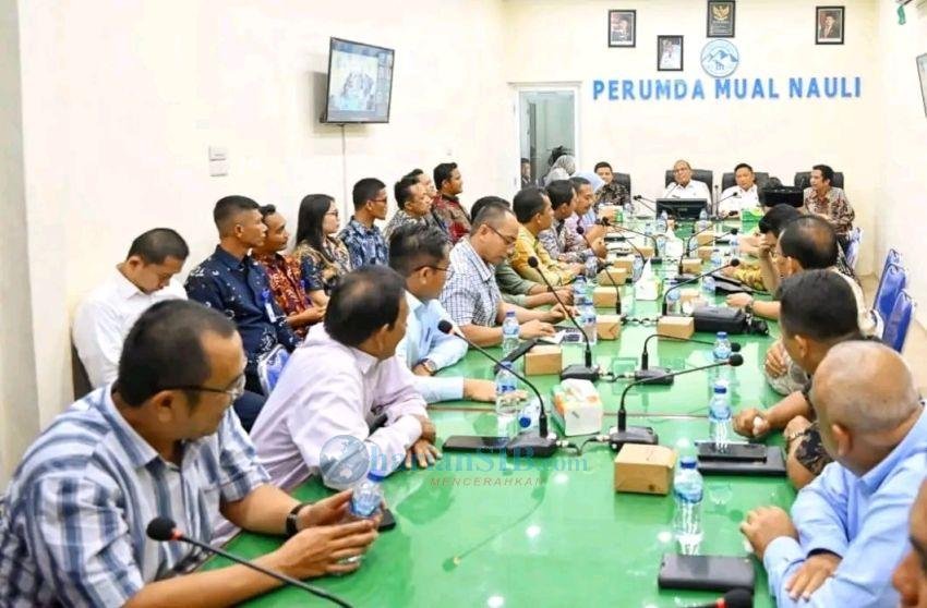 PAD Perumda Mual Nauli Meningkat 200 Persen, Pj Bupati Ingatkan Pelayanan