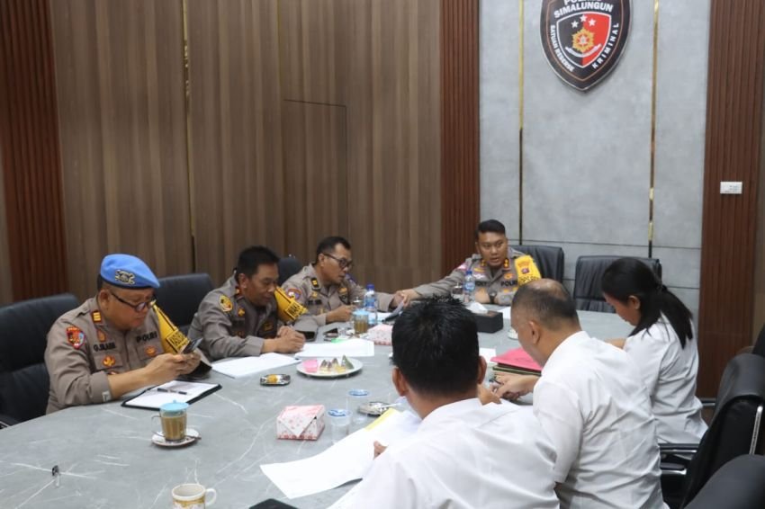 Kapolres Simalungun Evaluasi Kesiapan Personel Reskrim Tangani Perkara