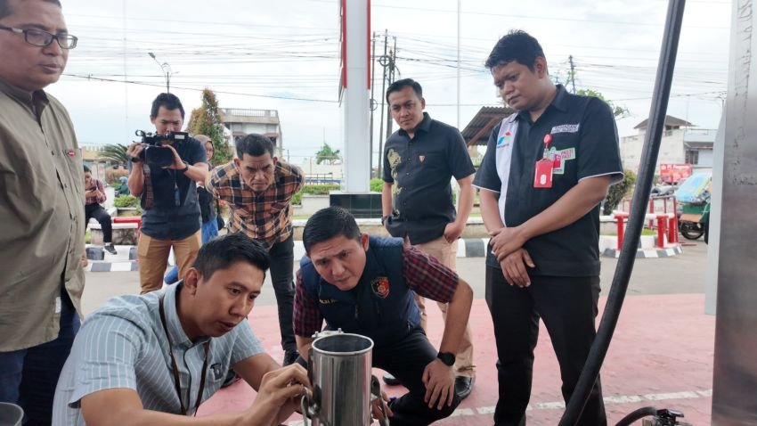 Jelang Ramadan, Polda Sumut dan Pertamina Patra Niaga Monitoring SPBU di Medan