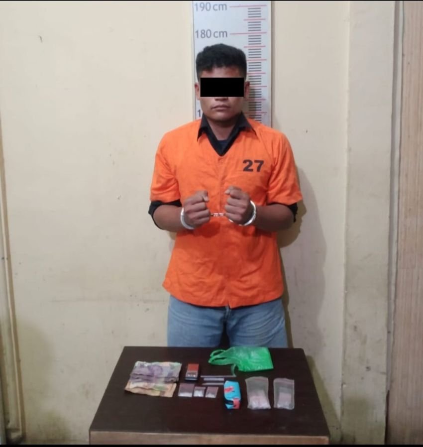 Sat Narkoba Polres Langkat Tangkap Pria dengan Barang Bukti 2,51 gram Sabu