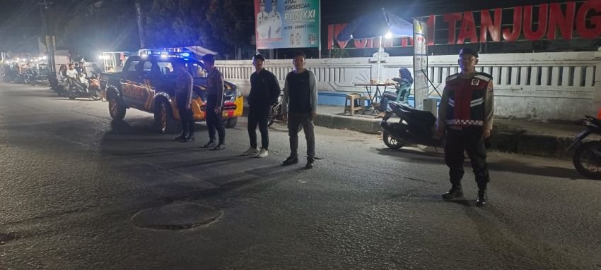 AKP Hotben Pasaribu Pimpin Patroli KRYD Hingga Dini Hari di Tanjungbalai