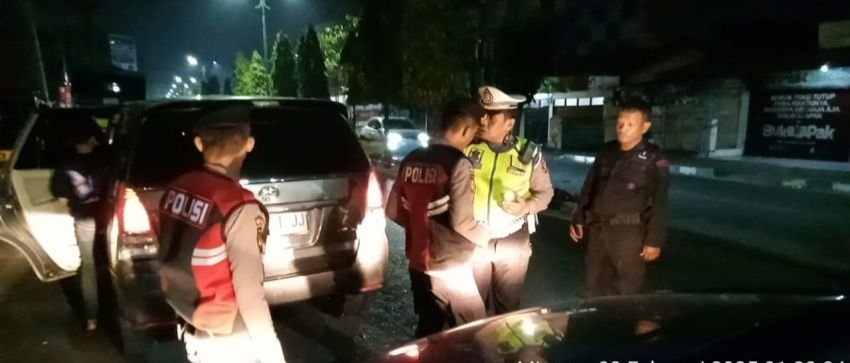 Petugas Gabungan Gelar Razia di Jalan Setiabudi Antisipasi 3C dan Narkoba